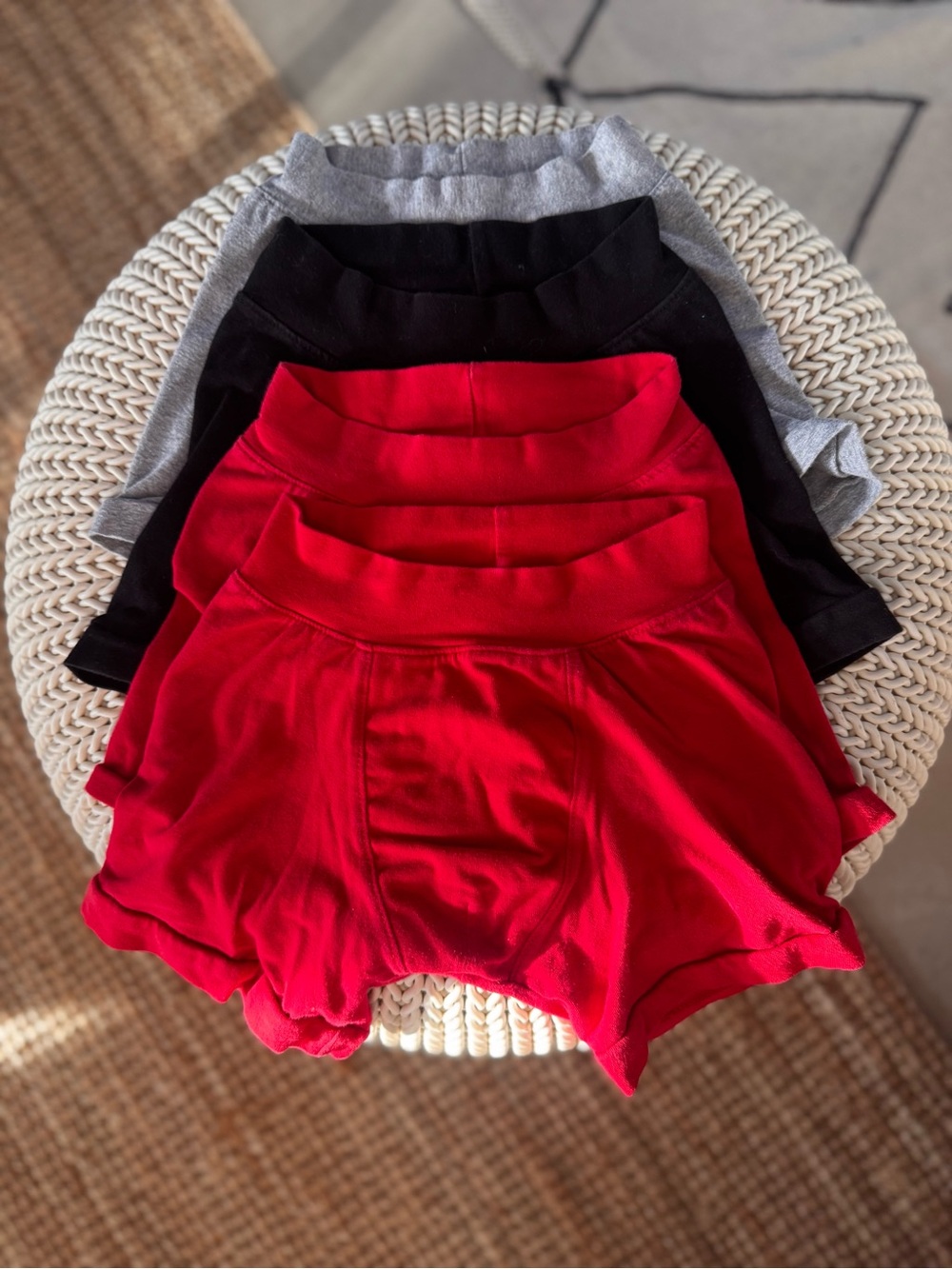 4 Handmade Boys Organic cotton boxer briefs no elastic pouch underwear